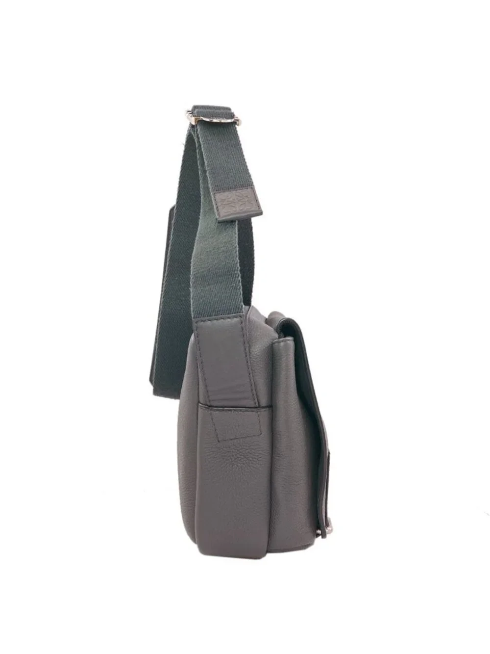 Loewe Military Messenger Bag XS Anagram Calfskin
